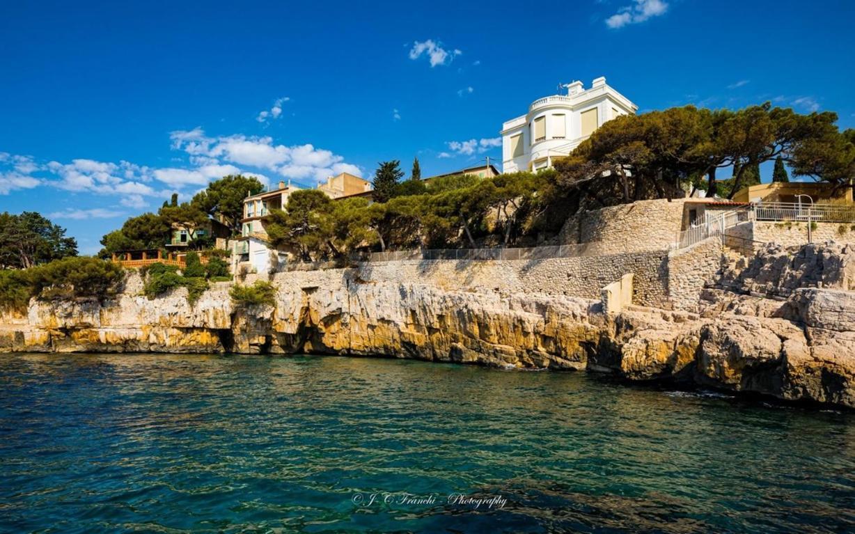 La Maison De Doms Avec Jacuzzi Et Vue Mer Cassis Exteriör bild